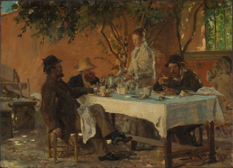 Colazione a Sora - Peder Severin Krøyer