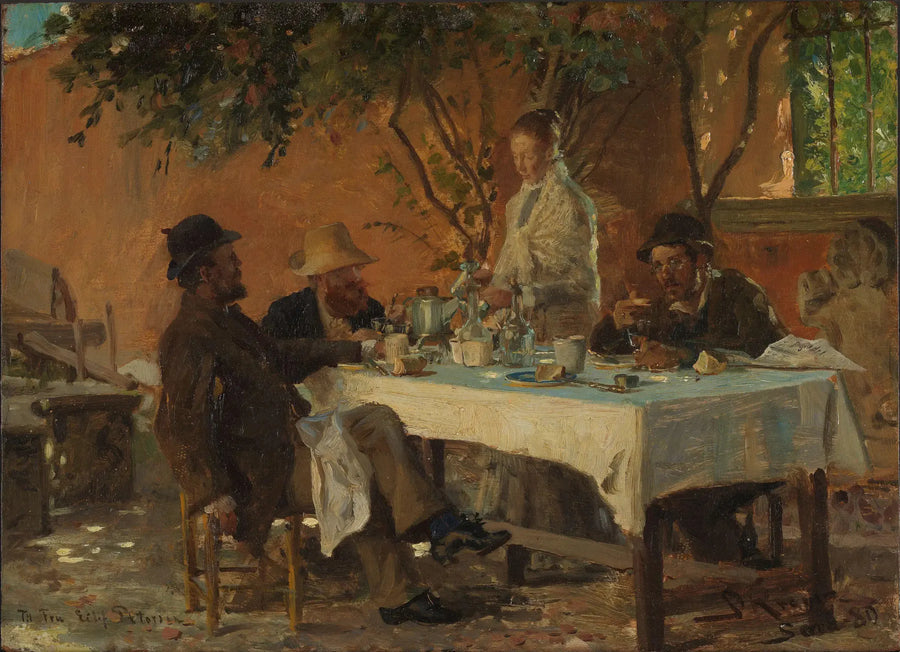 Colazione a Sora - Peder Severin Krøyer