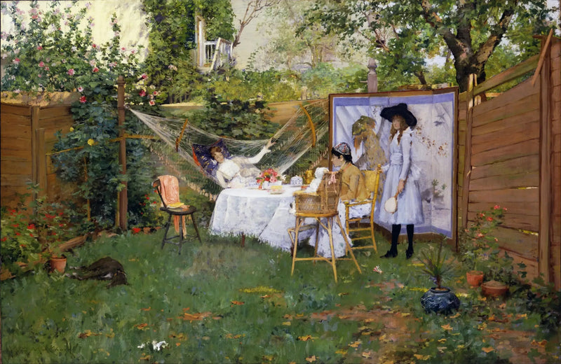 Colazione all'aperto - William Merritt Chase