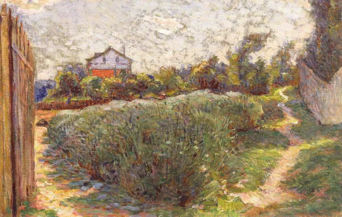 Piccolo paesaggio con casa - Marie Bracquemond
