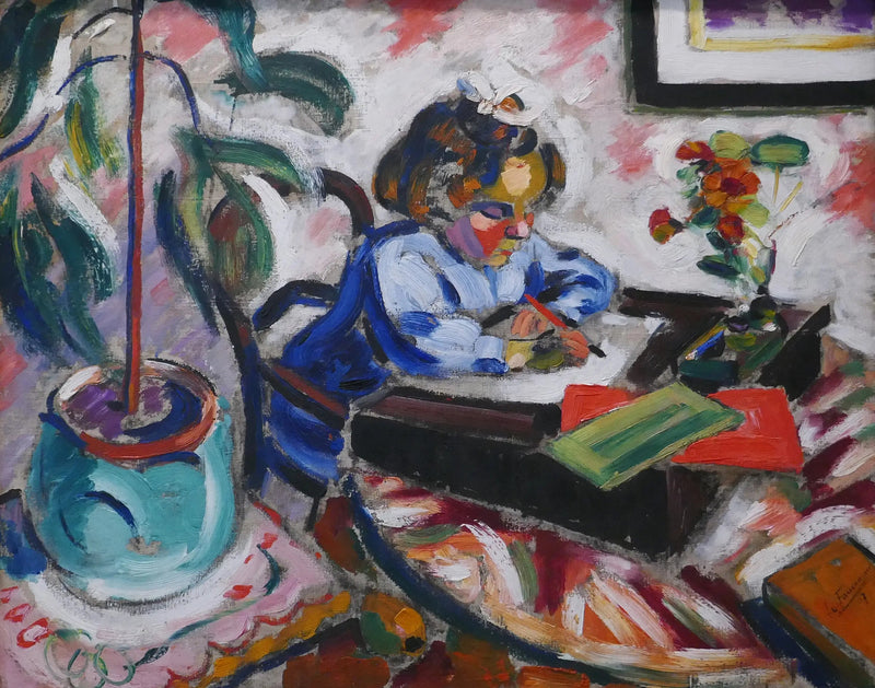 Piccola scolara - Henri Le Fauconnier