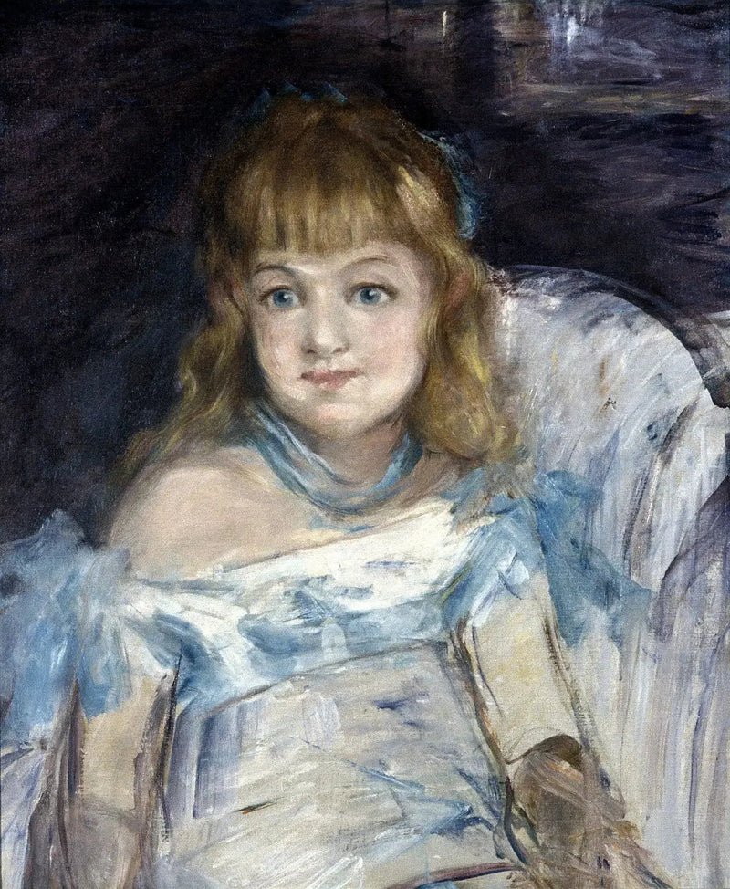 Ragazza in una poltrona - Édouard Manet