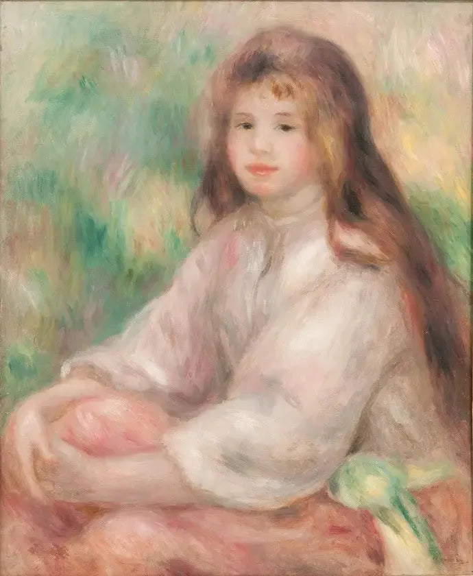 Ragazza in rosa - Pierre-Auguste Renoir