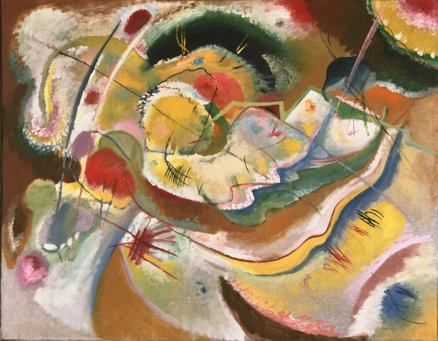 Piccola pittura gialla (improvvisazione) - Vassily Kandinsky