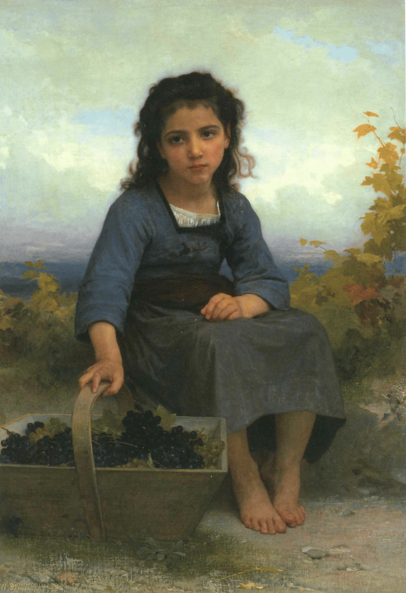 Petite vendangeuse (1883) - Bouguereau