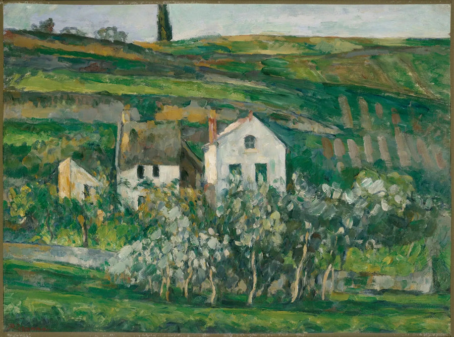 Piccole case a Pontoise, vicino ad Auvers-sur-Oise - Paul Cézanne
