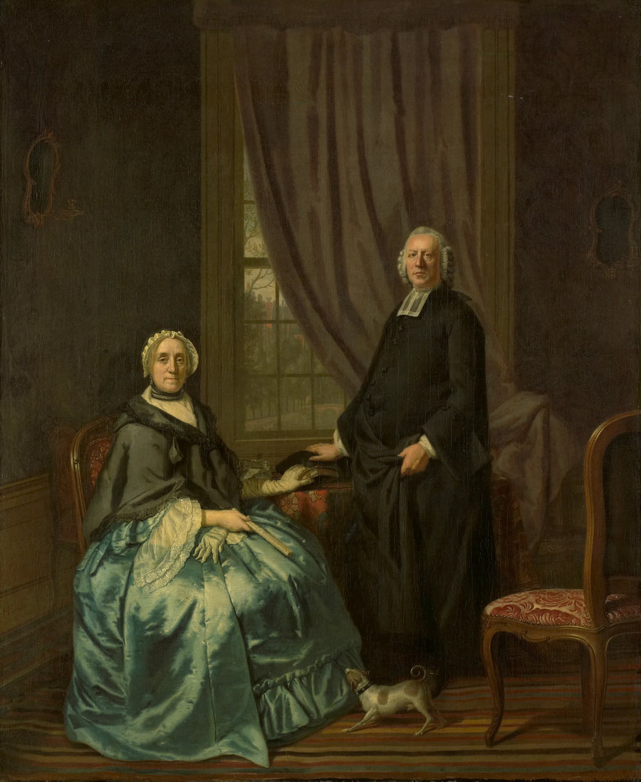 Petrus Bliek (1706-97), ministre remontrant à Amsterdam, avec son épouse Cornelia Drost (décédée en 1775) - Hendrik Pothoven
