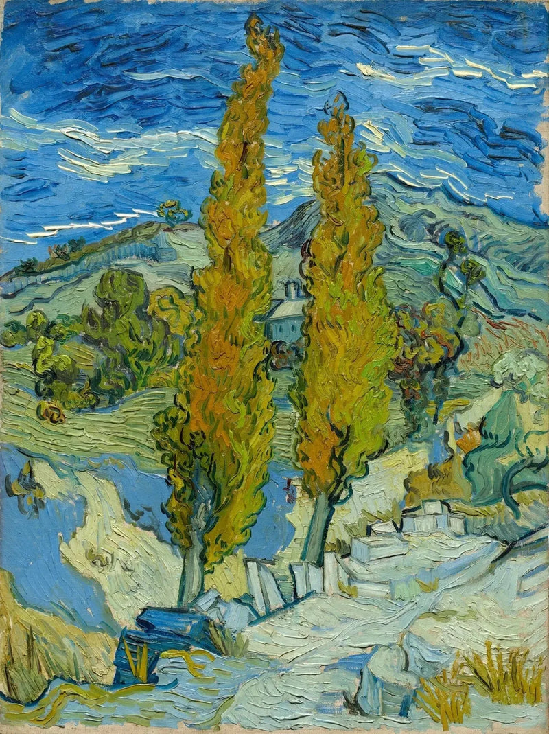 Pioppi a Saint-Rémy - Vincent van Gogh