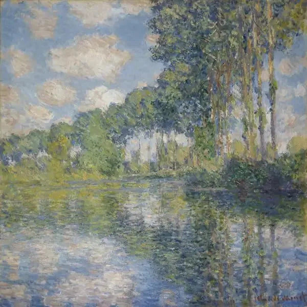 Peupliers au bord de l'Epte - Claude Monet image 1 reproduction réalisée par Alpha Reproduction