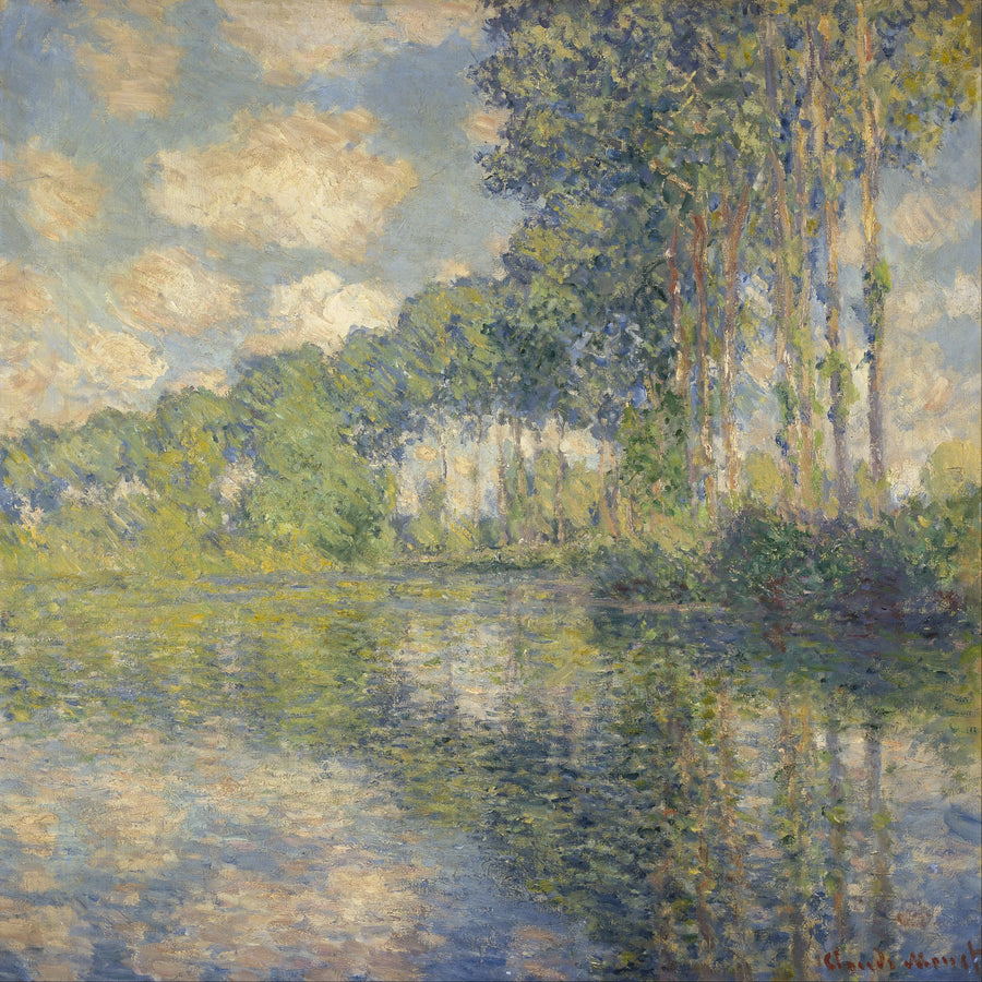Pioppi sulle rive dell'Epte W1310 - Claude Monet