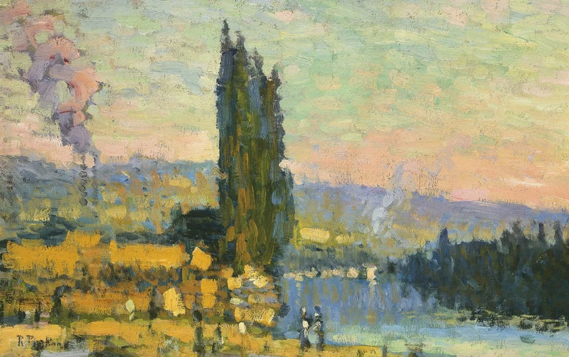 Pioppi, colline di Eauplet - Robert Antoine Pinchon