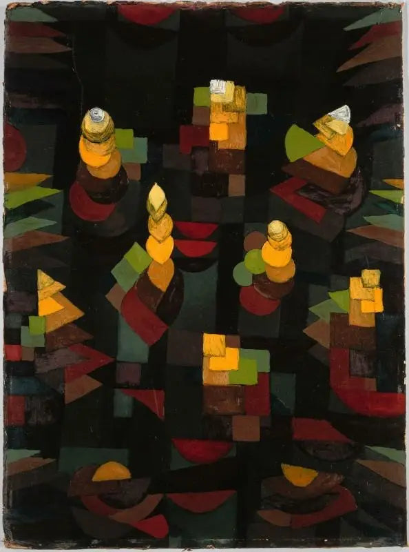 Pflanzenwachstum↵(Croissance) - Paul Klee - Alpha Reproduction