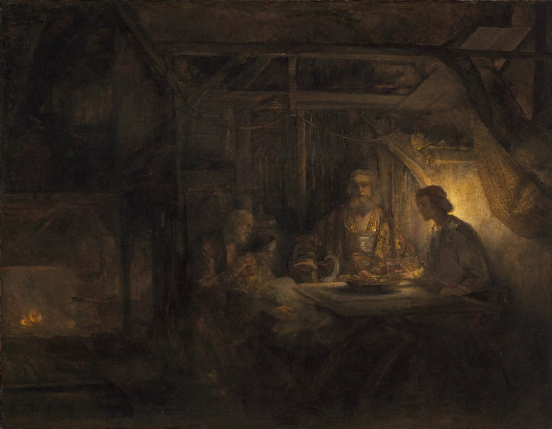 Filomela e Baucis - Rembrandt