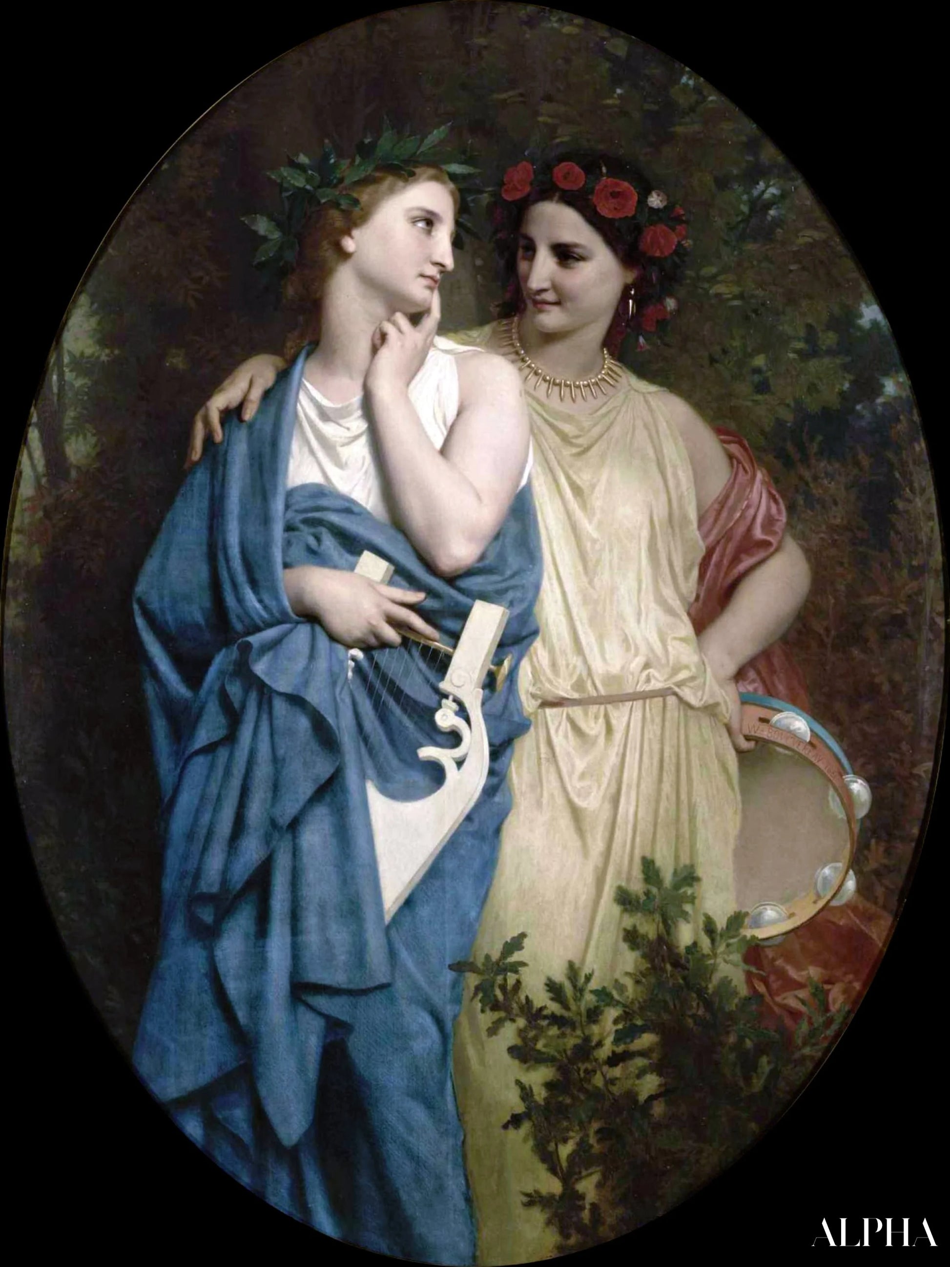 Philomèle e Procne - William Bouguereau Riproduzioni di dipinti a olio
