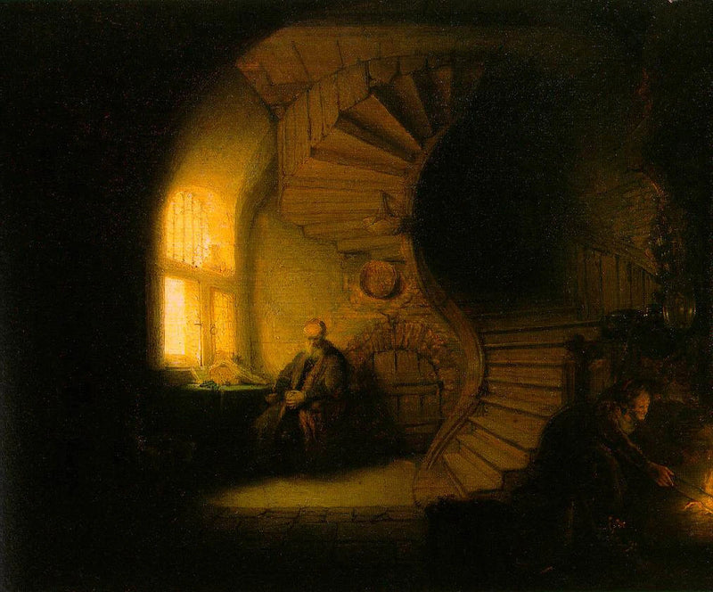 Filosofo in contemplazione - Rembrandt