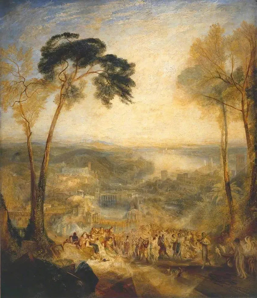 Frine che va alle terme come Venere: Demostene deriso da Eschine - J. M. W. Turner