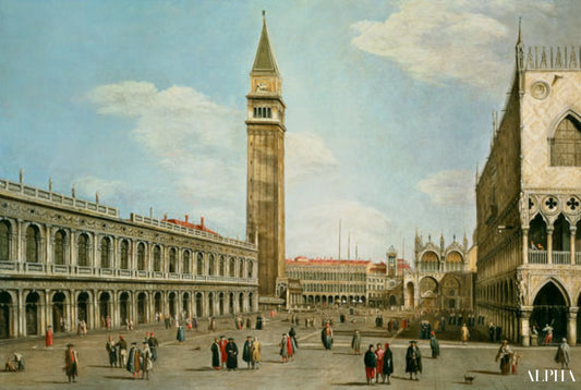 Piazza di San Marco - Canal Giovanni Antonio - Reproductions de tableaux et peintures haut de gamme