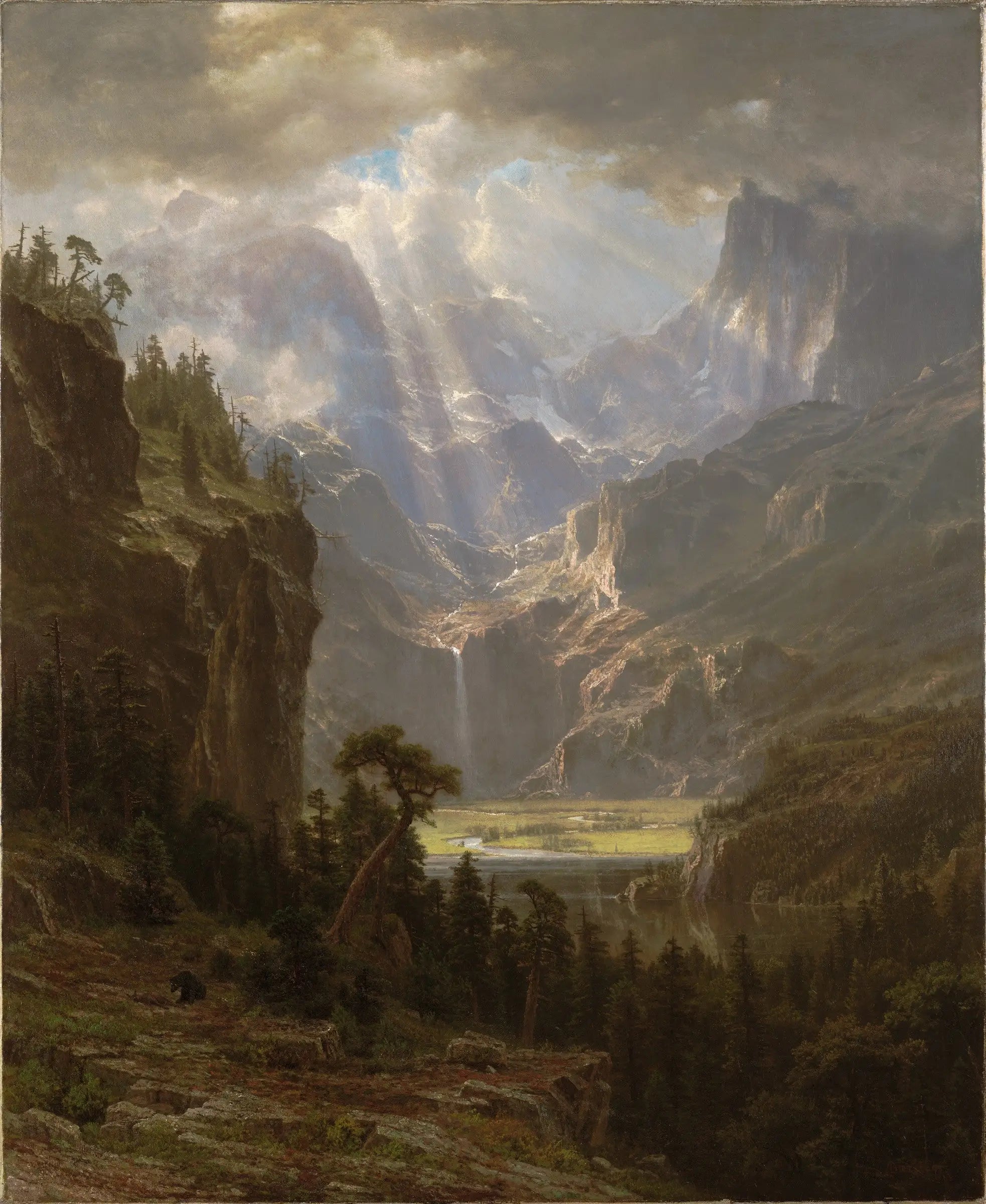 Pic de Lander - Albert Bierstadt - Alpha Reproduction