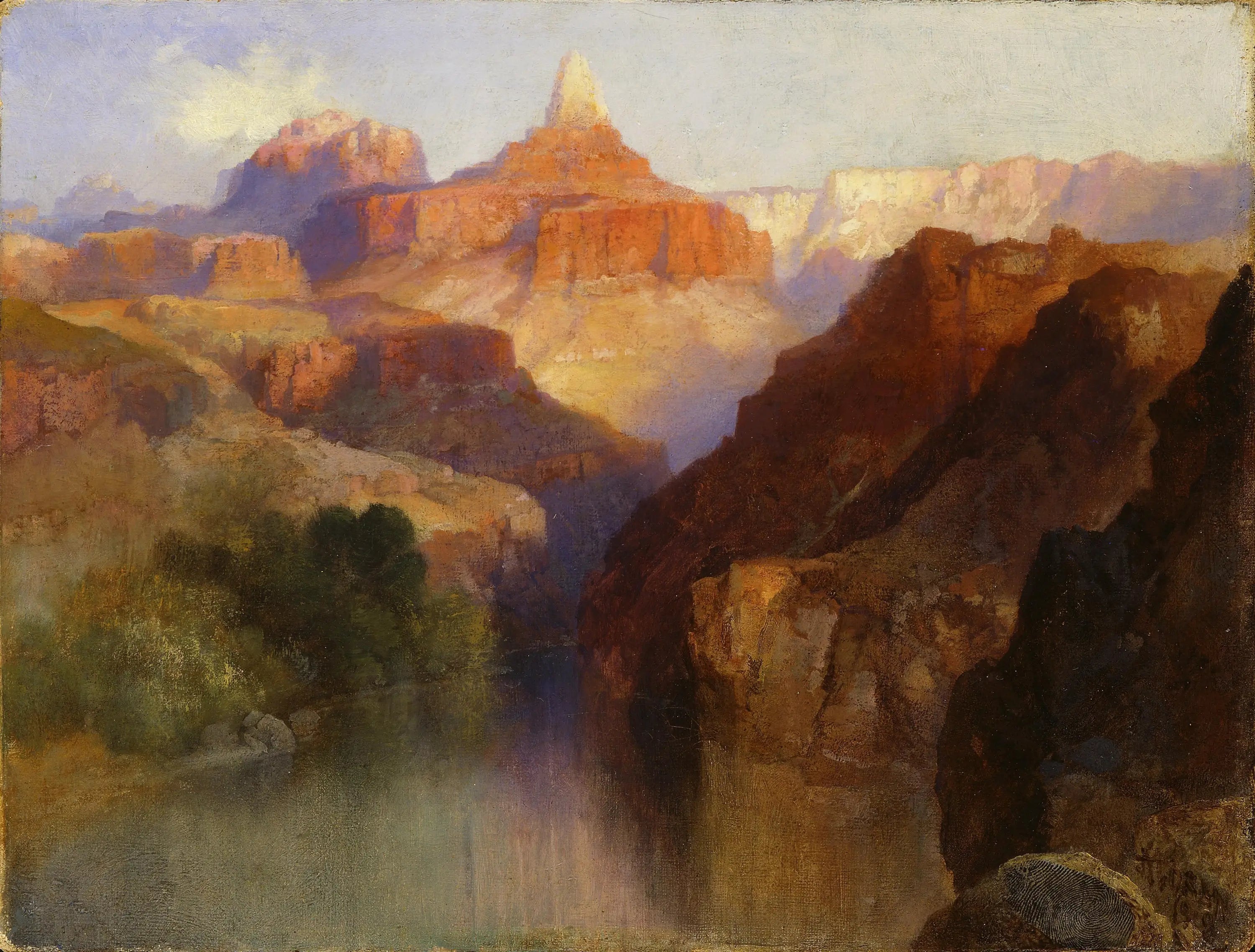 Pic Zoroastre (Grand Canyon Arizona) - Thomas Moran - Alpha Reproduction
