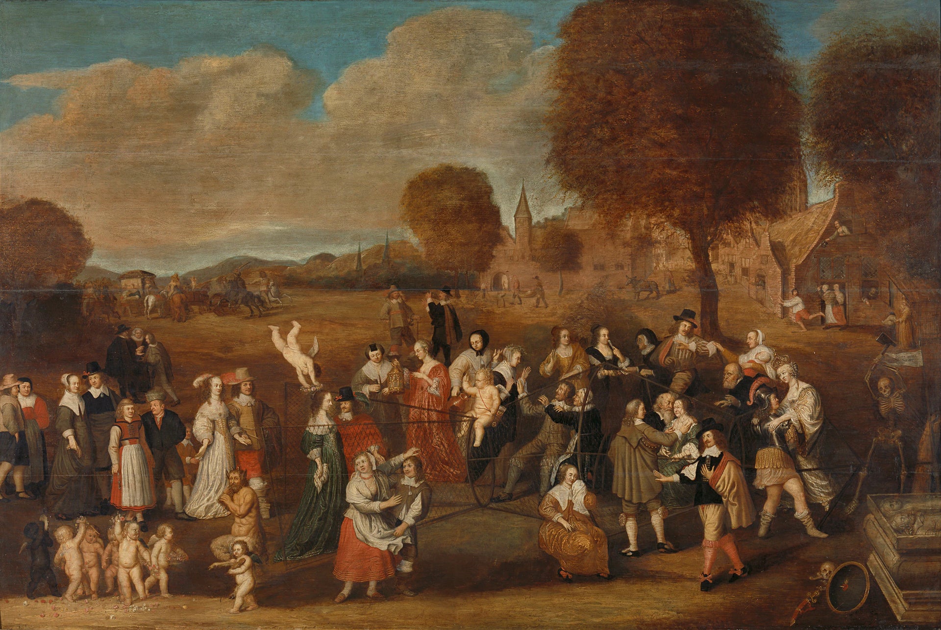 Le piège du mariage : allégorie sur le mariage - Hendrik Noorderwiel