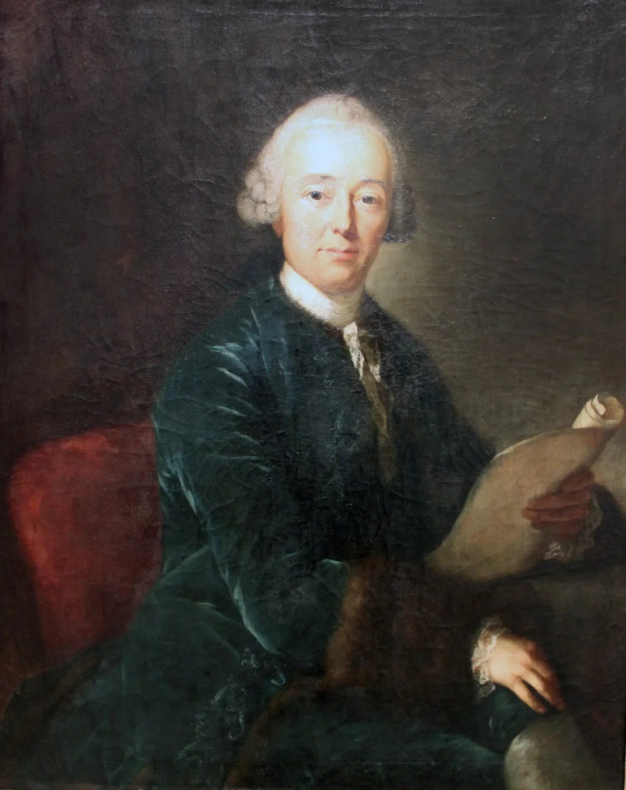 Pierre Auguste de Schönberg, maestro di casa dell'elettore di Sassonia - Anton Graff