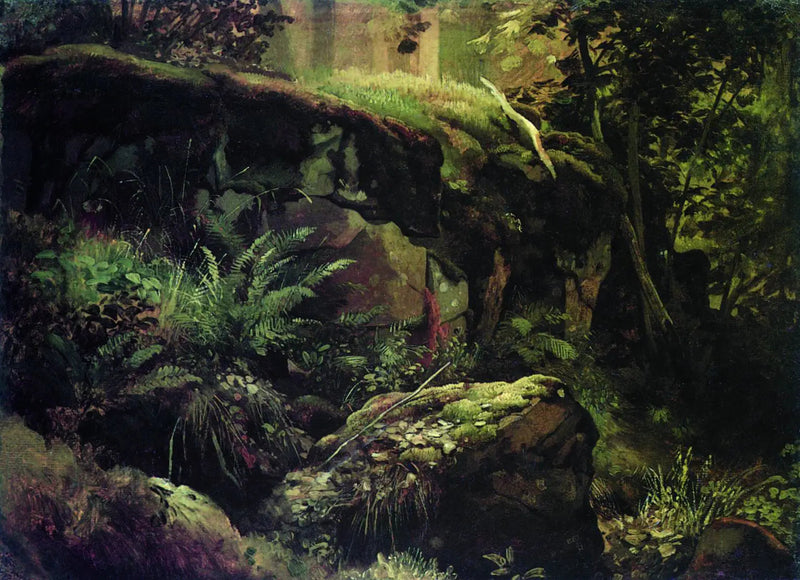 Pietre nella foresta. Valaam - Ivan Chichkine