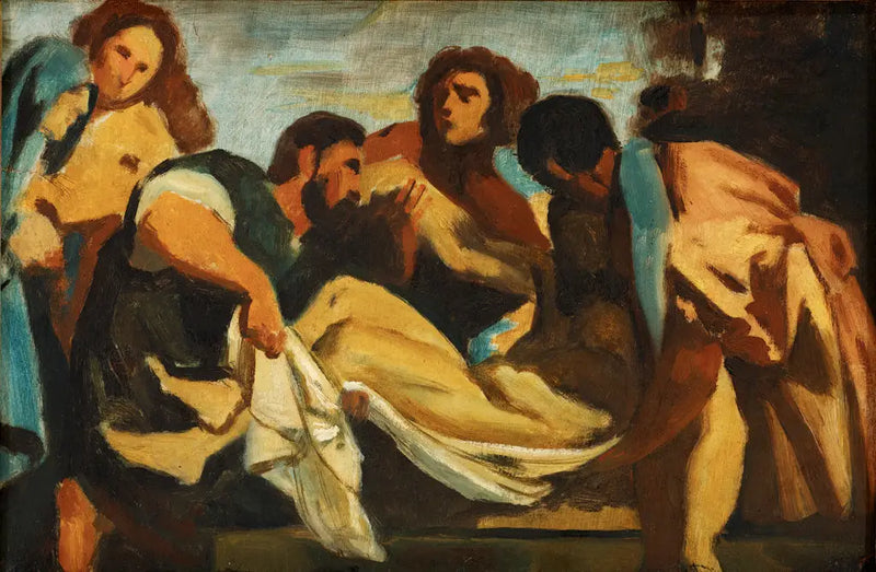 Pietà, da Tiziano - Paul Cézanne