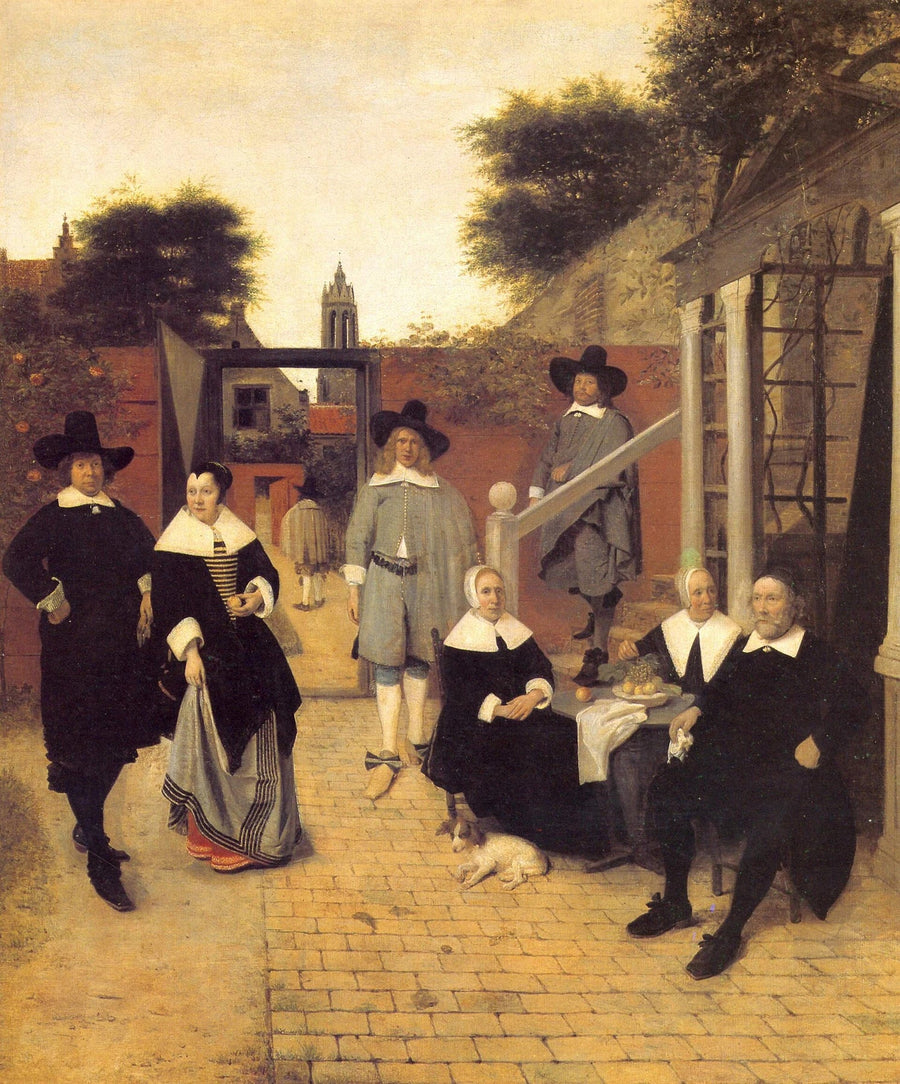 La Famille delftoise - Pieter de Hooch