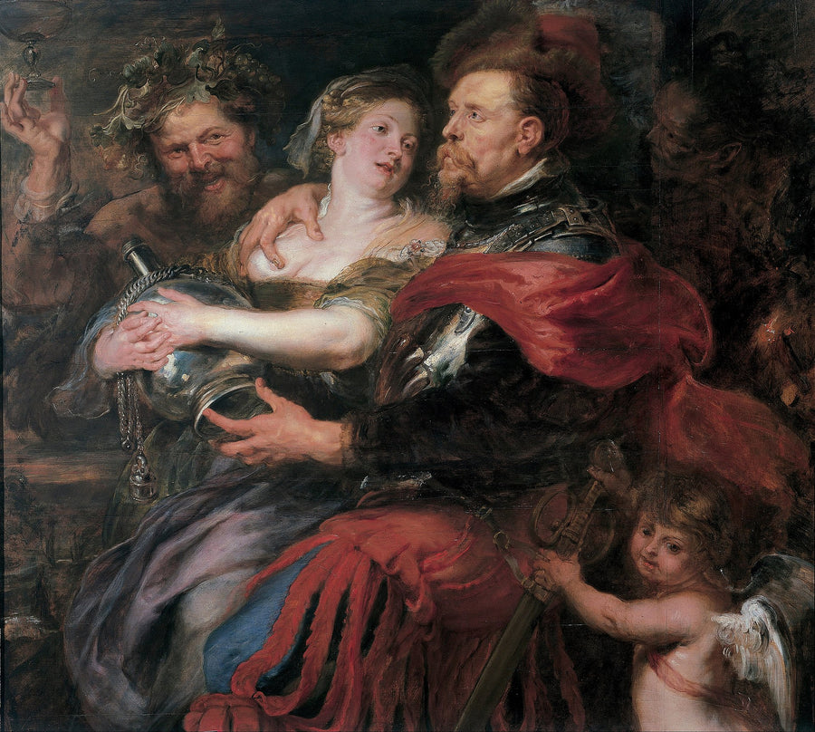 Vénus, Mars et Bacchus - Pierre Paul Rubens