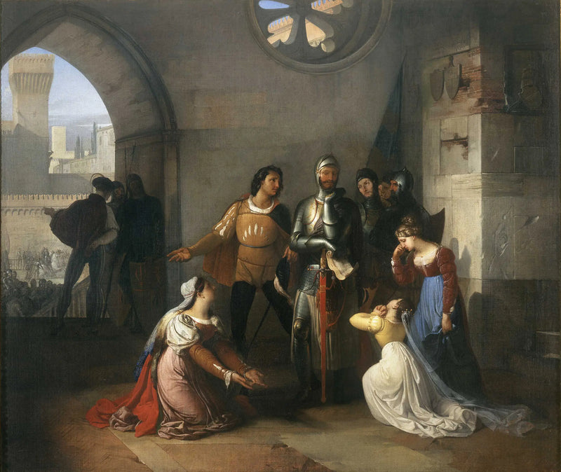 Pietro Rossi prigioniero degli Scaligeri - Francesco Hayez