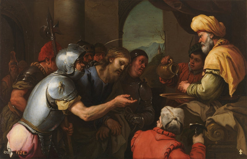 Pilato che si lava le mani - Luca Giordano
