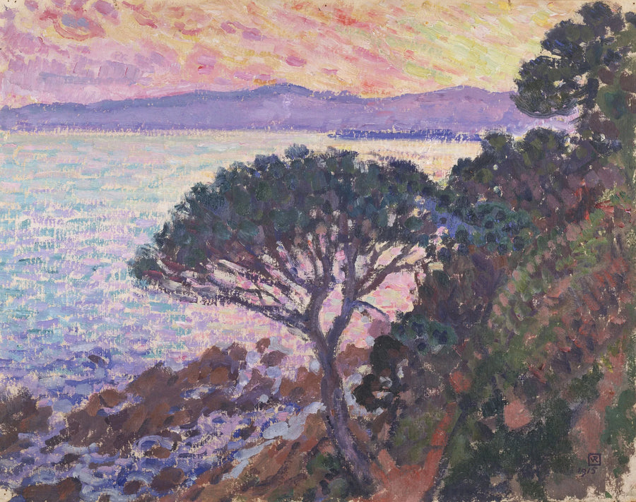Pino marittimo in riva al mare - The��o van Rysselberghe