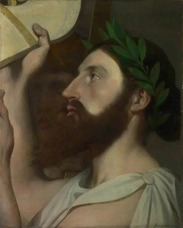 Pindaro che offre la sua lira a Omero - Jean-Auguste-Dominique Ingres