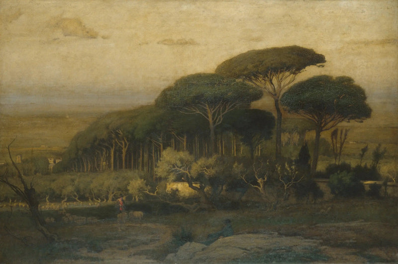 Pineta della Villa Barberini - George Inness
