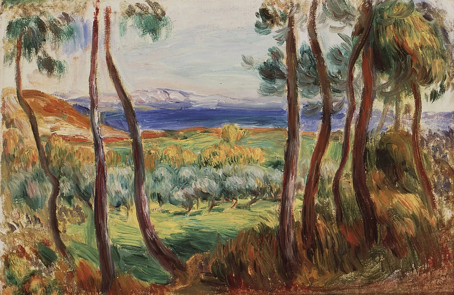 Spille nei dintorni di Cagnes - Pierre-Auguste Renoir