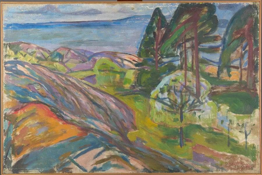 Spilli e Alberi da frutto in fiore - Edvard Munch