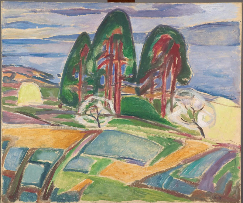 Spilli e Alberi da frutto in fiore - Edvard Munch