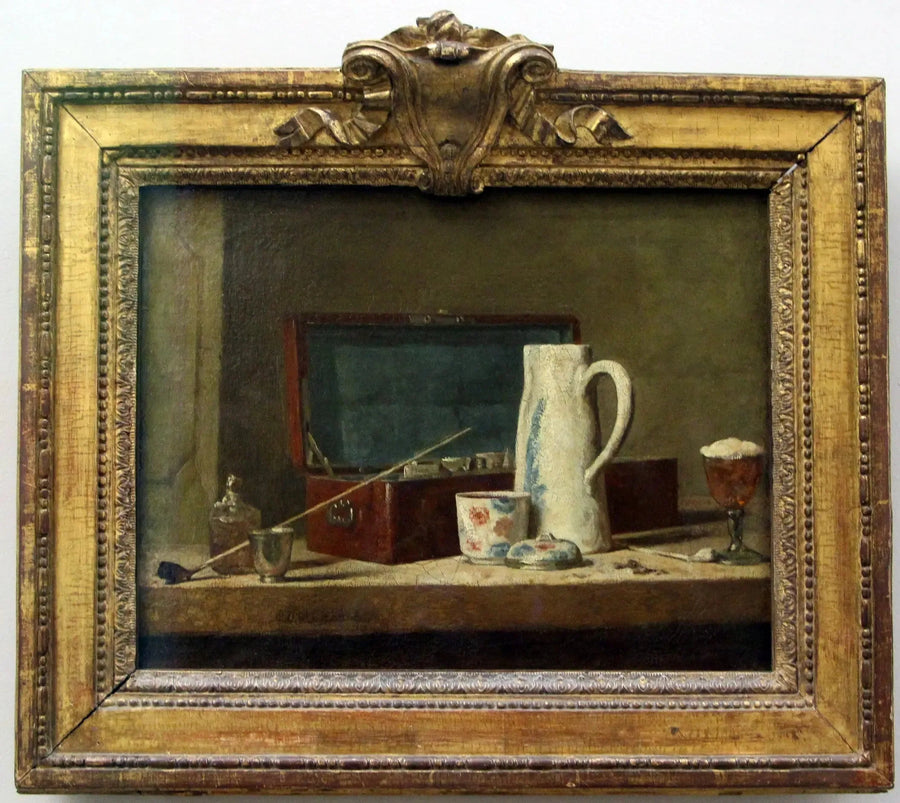 Pipes e vaso da bere - Jean Simeón Chardin