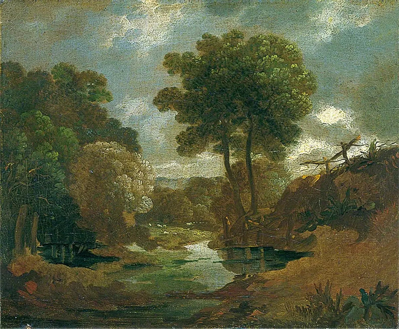 Piscina nei boschi - Thomas Gainsborough