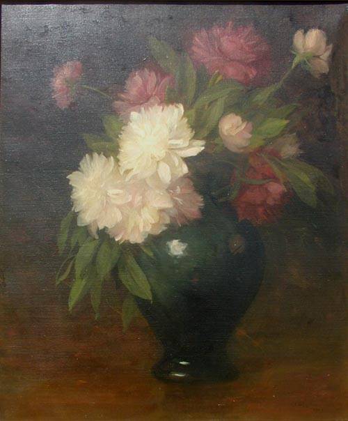 Pivoines dans un vase – Albion Harris Bicknell