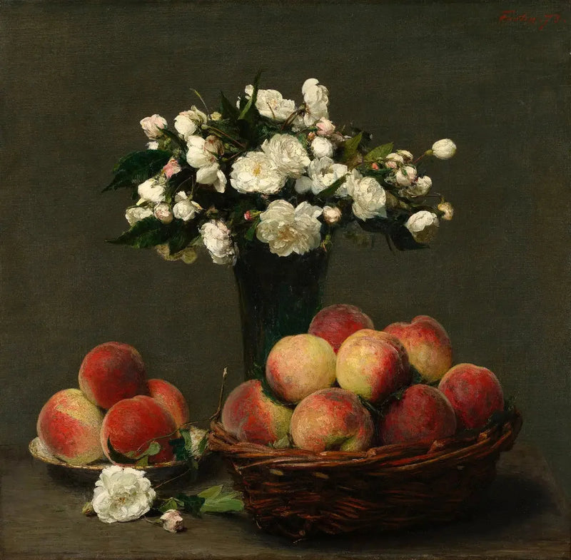 Peonie e Pesche - Henri Fantin-Latour