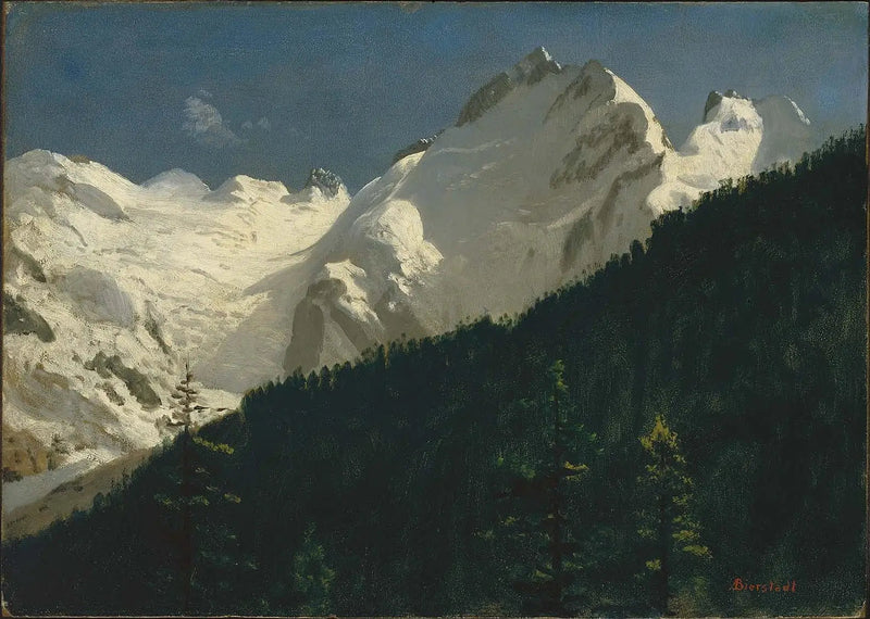 Piz Bernina, Svizzera - Albert Bierstadt