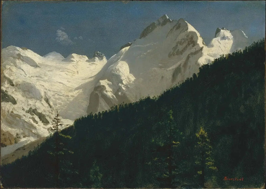Piz Bernina, Svizzera - Albert Bierstadt