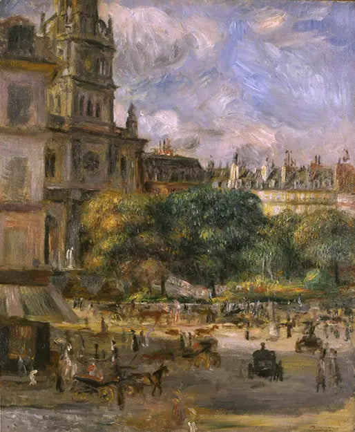 Piazza della Trinità, Parigi - Pierre-Auguste Renoir