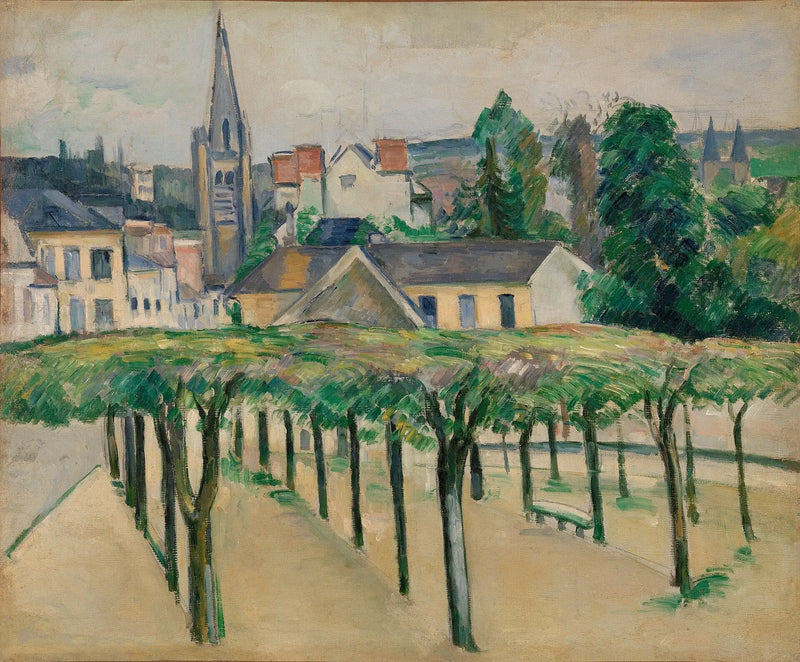 Piazza del villaggio - Paul Cézanne