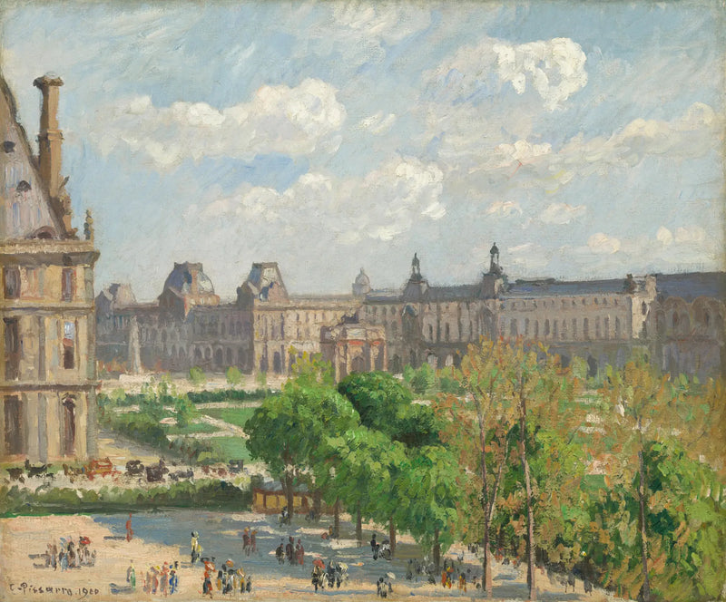 Piazza del Carosello, Parigi - Camille Pissarro