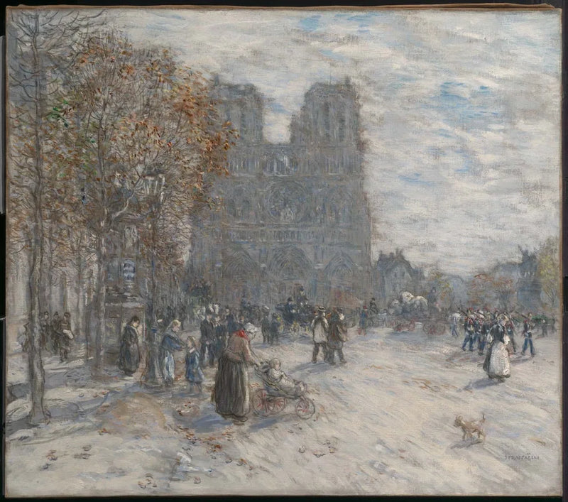 Place du Parvis, Notre-Dame, Parigi - Jean-François Raffaele