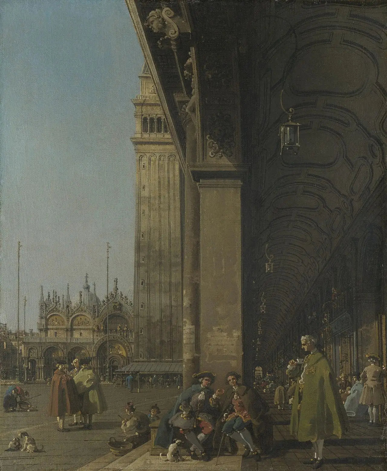 Place San Marco vers l’est vue de l’angle sud-ouest - Canaletto - Alpha Reproduction