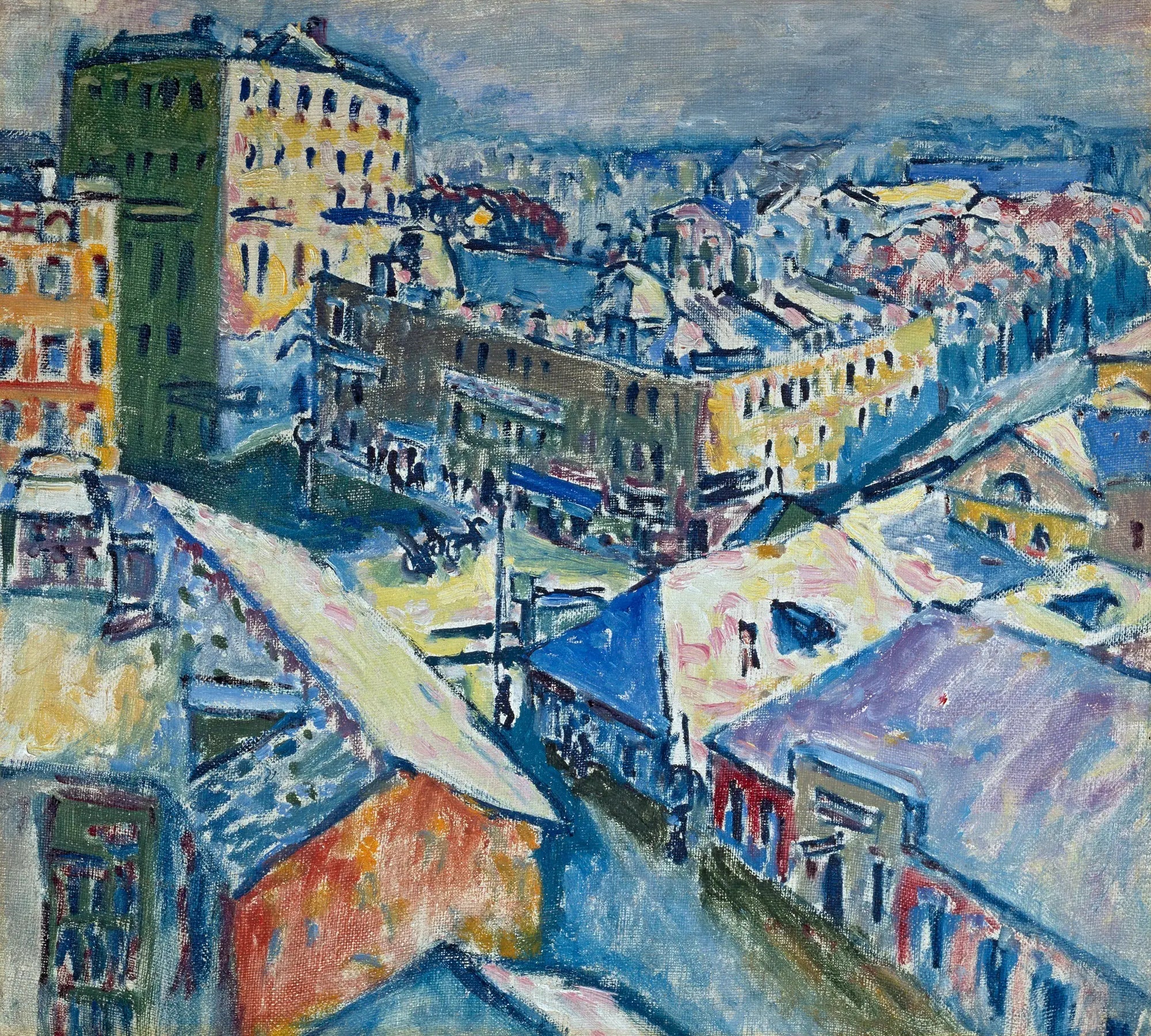 Place Zoubovsky - Vassily Kandinsky image 1 reproduction artisanale de tableau