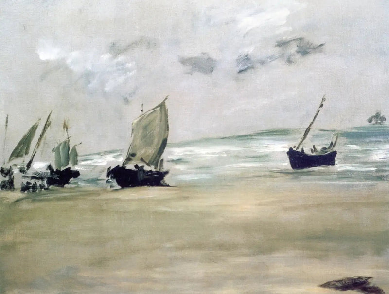 Spiaggia di Berck-sur-mer a bassa marea - Édouard Manet
